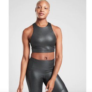 NWT | Athleta Conscious Crop in Shine | Black